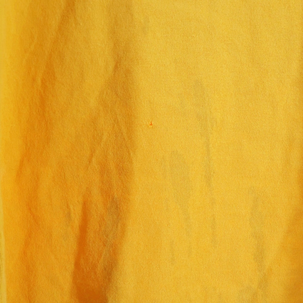 CHROME HEARTS(クロムハーツ) Vertical Logo LS Tee ヴァーティカルロゴプリント クルーネック長袖Tシャツカットソー イエロー