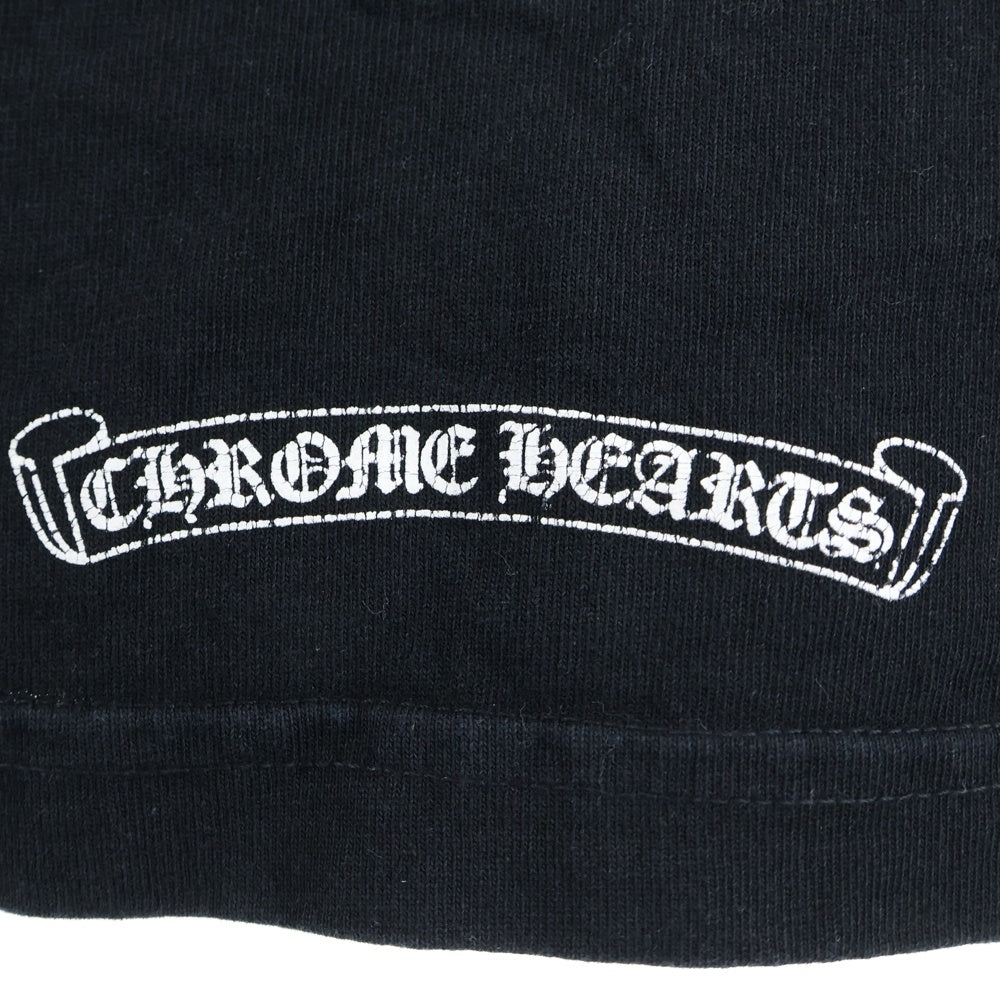 CHROME HEARTS(クロムハーツ) ×MATTY BOY Pretence The Pretend Tee ×マッティボーイ プリテンスザプリテンド 胸ロゴプリントポケットクルーネック半袖Tシャツカットソー ブラック