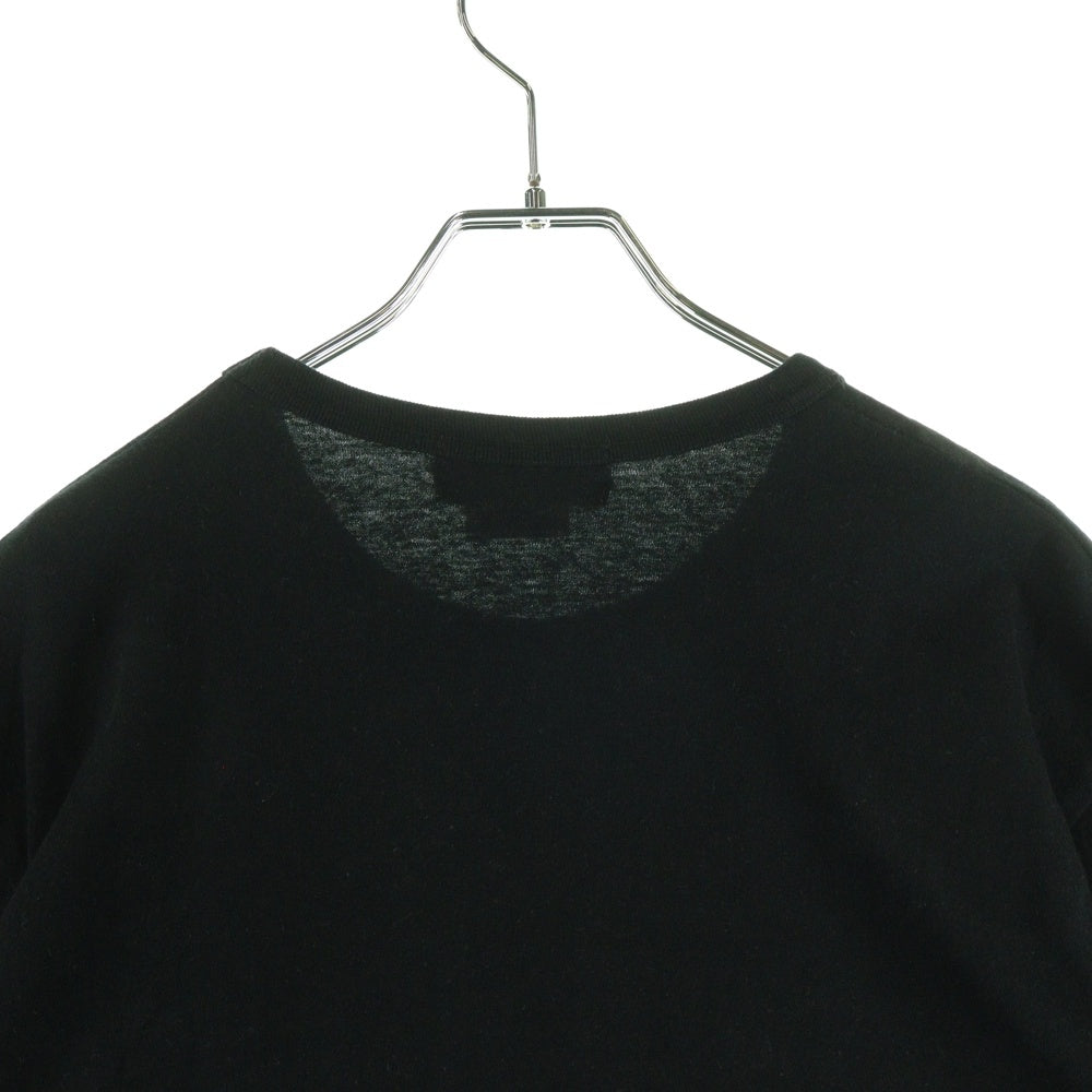 BLACK COMME des GARCONS(ブラックコムデギャルソン) ×NIKE スウッシュロゴドットプリント クルーネック半袖Tシャツカットソー ブラック 1O-T102