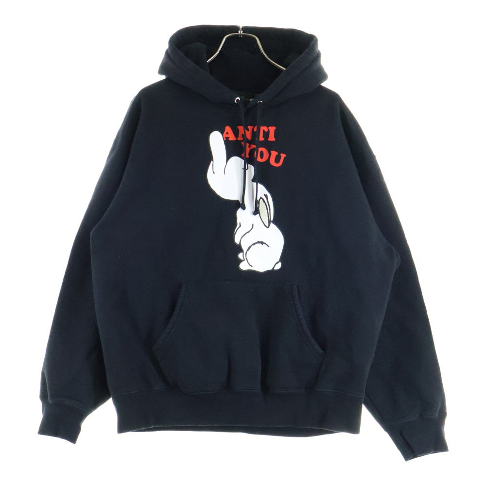 SUPREME(シュプリーム) 23SS ×UNDERCOVER Anti You Hooded Sweatshirt ×アンダーカバー アンチユープルオーバーパーカー ブラック