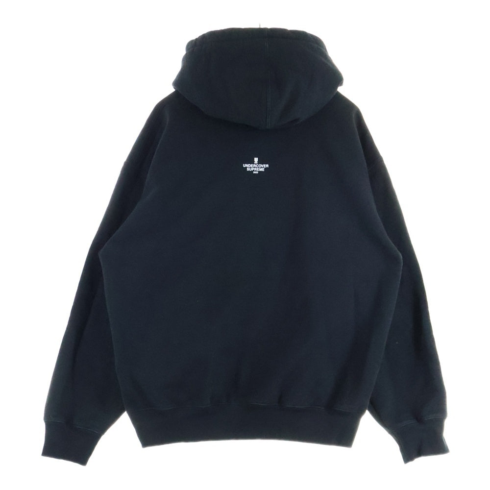 SUPREME(シュプリーム) 23SS ×UNDERCOVER Anti You Hooded Sweatshirt ×アンダーカバー アンチユープルオーバーパーカー ブラック