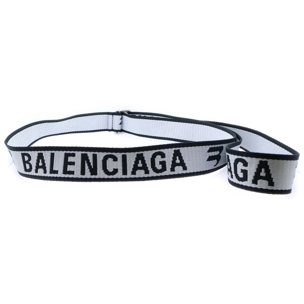 BALENCIAGA(バレンシアガ) D RING BELT Dリングベルト ホワイト/ブラック 703137