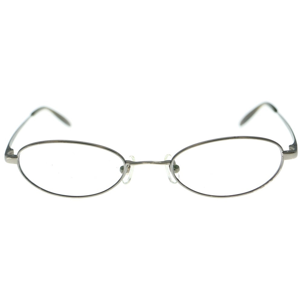 GIORGIO ARMANI(ジョルジオアルマーニ) ラウンド チタンフレーム眼鏡アイウェア シルバー 3032 1145