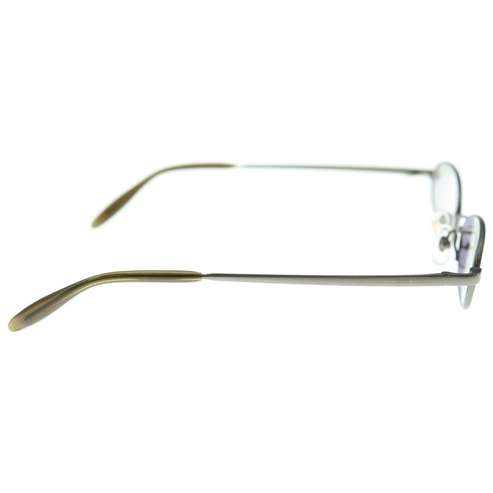 GIORGIO ARMANI(ジョルジオアルマーニ) ラウンド チタンフレーム眼鏡アイウェア シルバー 3032 1145