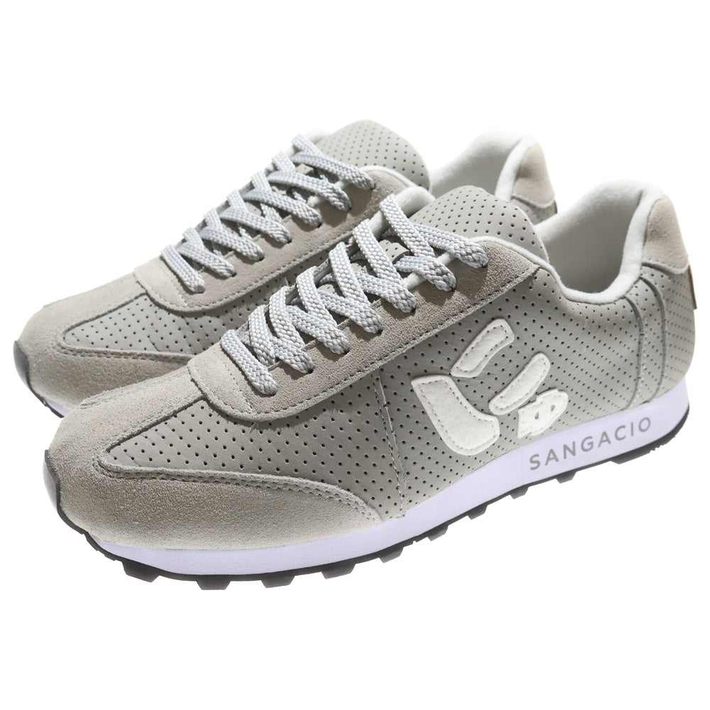 Sangacio(サンガッチョ) MOM MOON GRAY ムーングレイ ヌバックレザーローカットスニーカー グレー US9/27cm