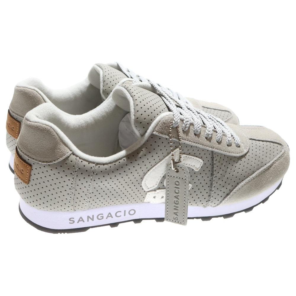 Sangacio(サンガッチョ) MOM MOON GRAY ムーングレイ ヌバックレザーローカットスニーカー グレー US9/27cm