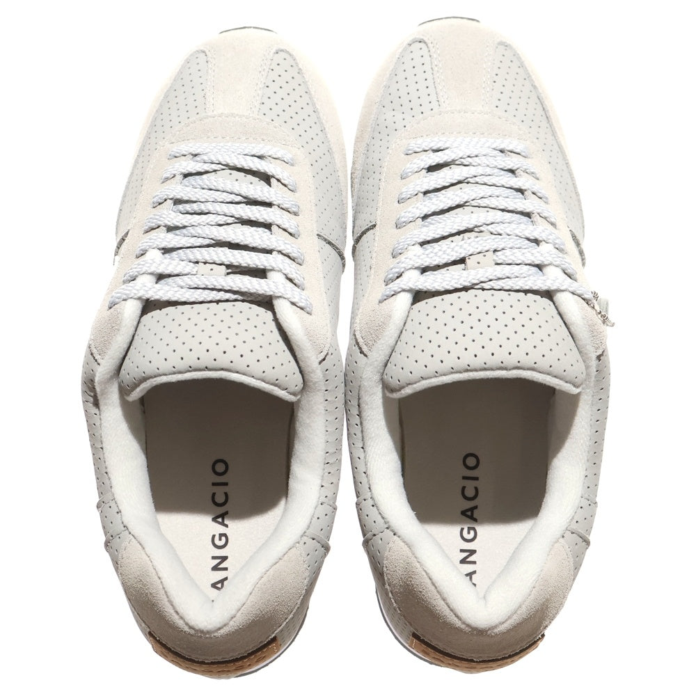 Sangacio(サンガッチョ) MOM MOON GRAY ムーングレイ ヌバックレザーローカットスニーカー グレー US9/27cm