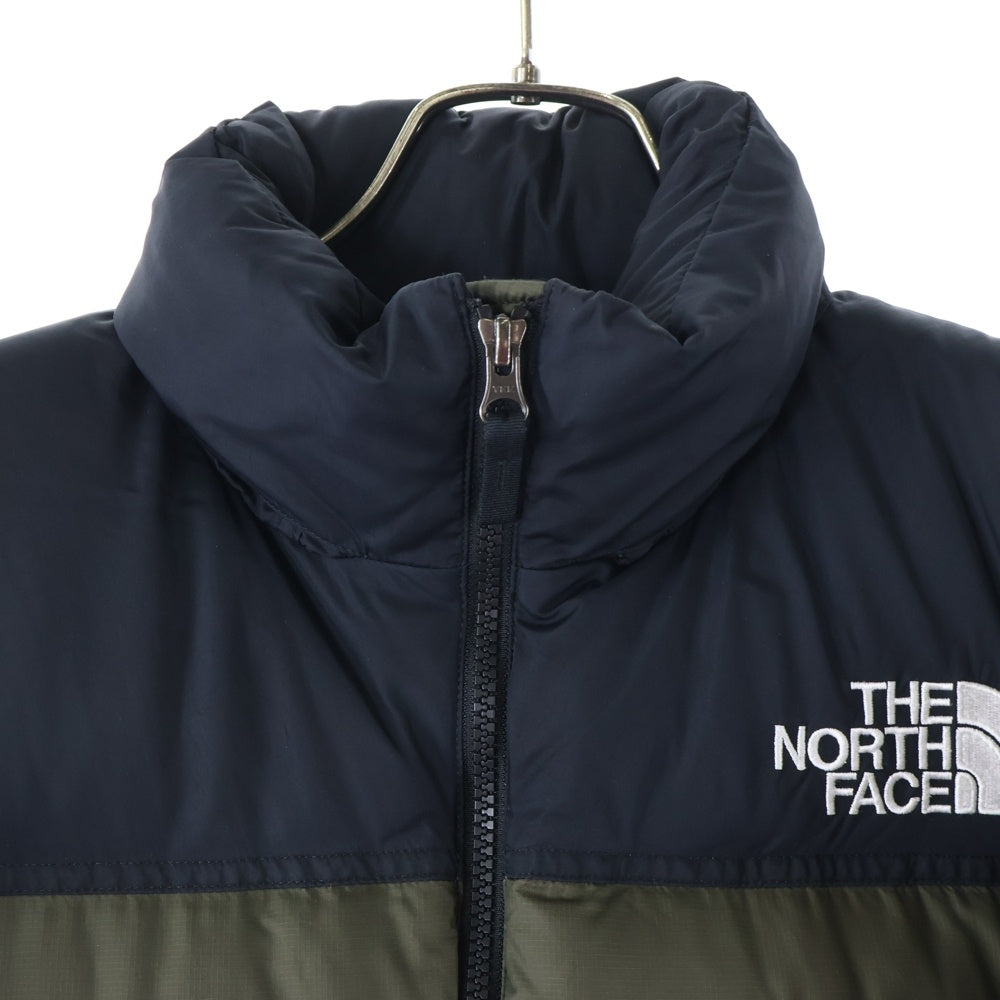 THE NORTH FACE(ザノースフェイス) ヌプシ ジップアップ フーデッド ダウンジャケット カーキ ND91841