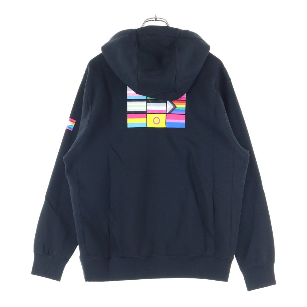 NIKE(ナイキ) Be True 両面プリント プルオーバーパーカー ブラック DJ0921-010