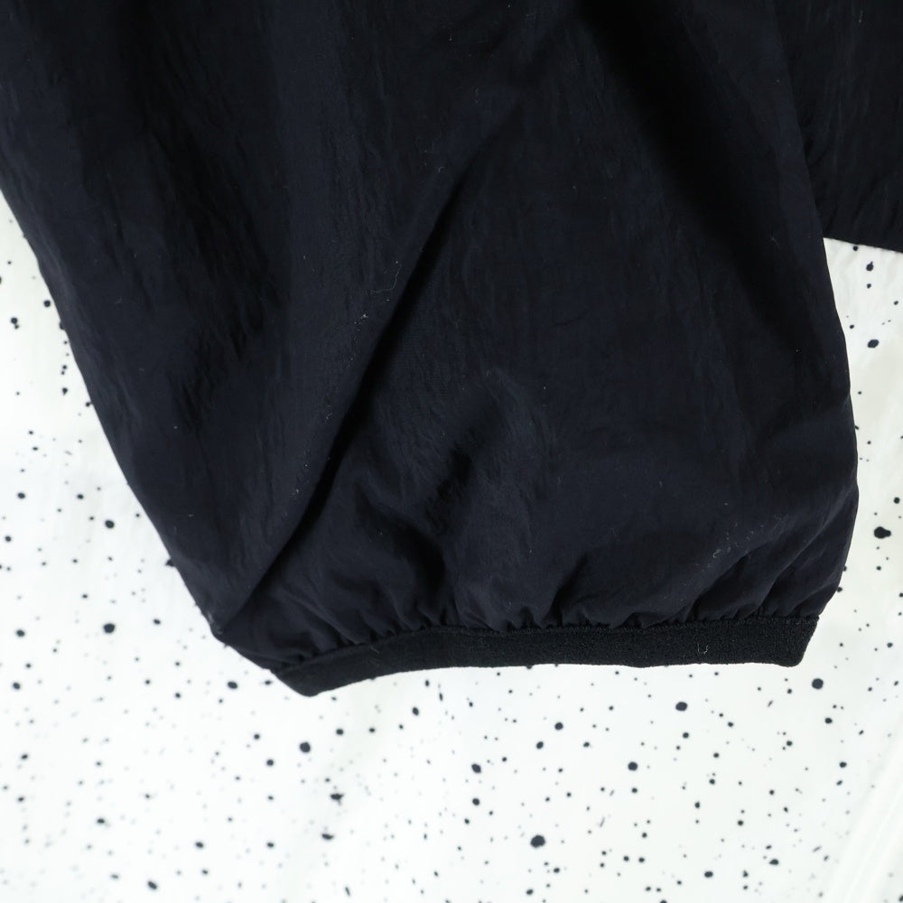 NIKE(ナイキ) JORDAN BRAND 両面プリント ナイロンフーディージップアップジャケット ブラック/ホワイト CT9369-010