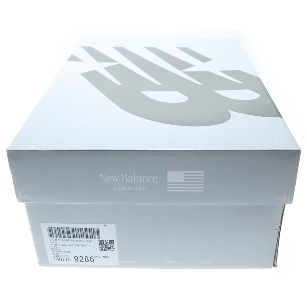 New Balance(ニューバランス) U992BK メッシュ ローカットスニーカー ブラック US10.5/28.5cm