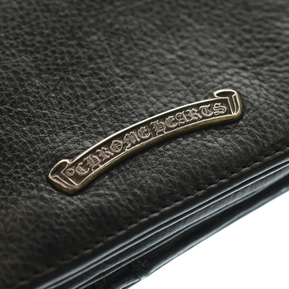 CHROME HEARTS(クロムハーツ) JOEY ジョーイ レザーウォレット 財布 ブラック BCA365