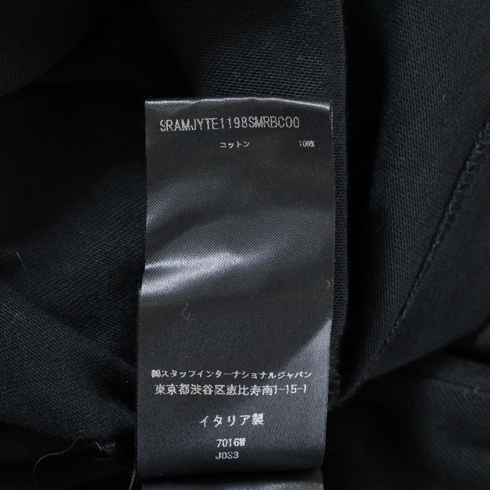 AMIRI(アミリ) バックプリント クルーネック半袖Tシャツカットソー ブラック SRAMJYTE1198SMRBCO0