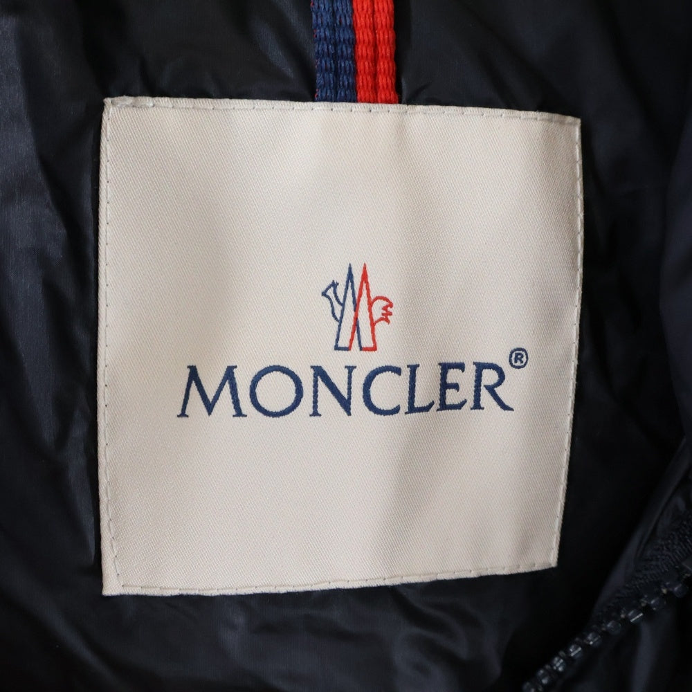 MONCLER(モンクレール) 22AW MOSSET GIUBBOTTO モスフェット ジュッボット フード付き ジップアップ ダウンコート ネイビー G10911D10100