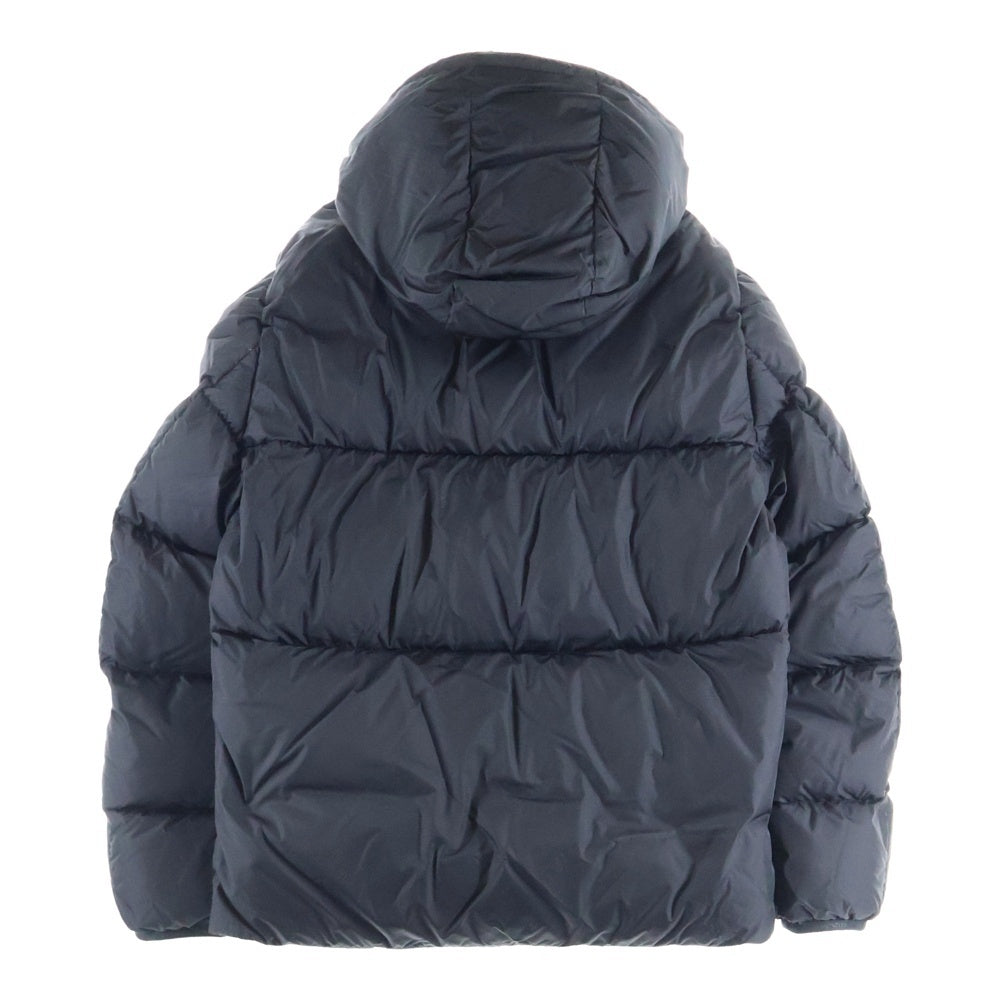 MONCLER(モンクレール) 19AW MONTCLA モンクラー ロゴ刺繍 ラバーワッペン フーデッド ジップアップ ダウンジャケット ブラック E20914194385