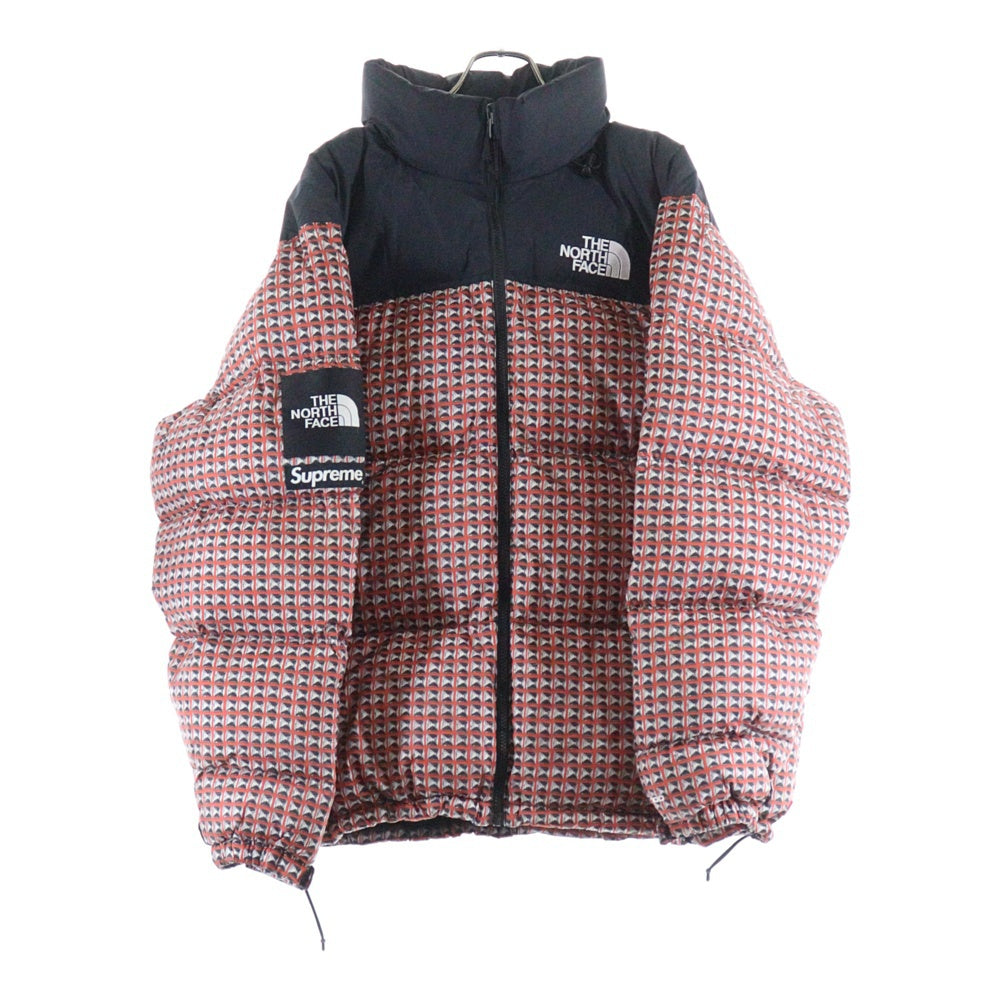 SUPREME(シュプリーム) 21SS ×THE NORTH FACE Studded Nuptse Jacket ノースフェイス スタッズヌプシ ダウンジャケット レッド NF0A5IQW