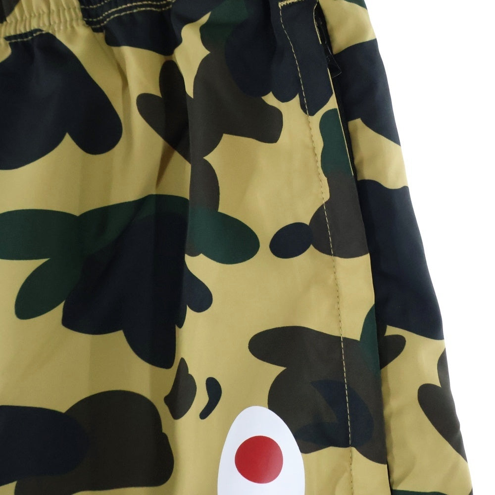 A BATHING APE(アベイシングエイプ) 1ST CAMO SIDE SHARK BEACH SHORTS カモ シャーク ビーチショーツ ハーフパンツ カモ