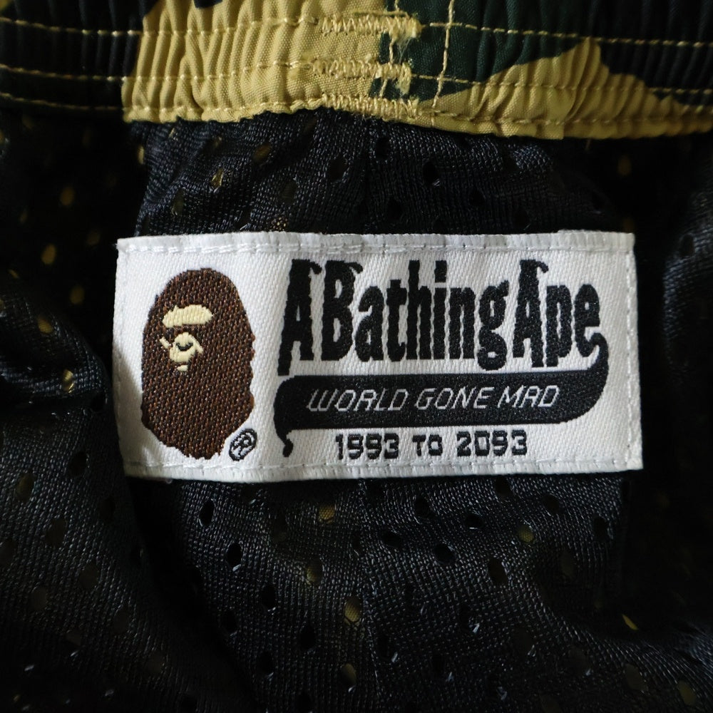 A BATHING APE(アベイシングエイプ) 1ST CAMO SIDE SHARK BEACH SHORTS カモ シャーク ビーチショーツ ハーフパンツ カモ