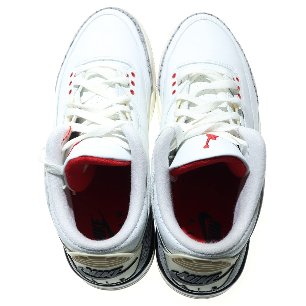 NIKE(ナイキ) Air Jordan 3 Retro White Cement Reimagined エアジョーダン3 レトロ ホワイトセメント リイマジンド ハイカットスニーカー US9.5/27.5cm DN3707-100
