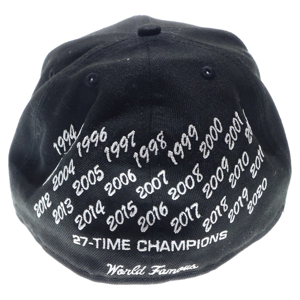 SUPREME(シュプリーム) 21SS×NEW ERA 27-time Champions Box Logo ニューエラ ボックスロゴ チャンピオンズ ベースボールキャップ 帽子 ブラック