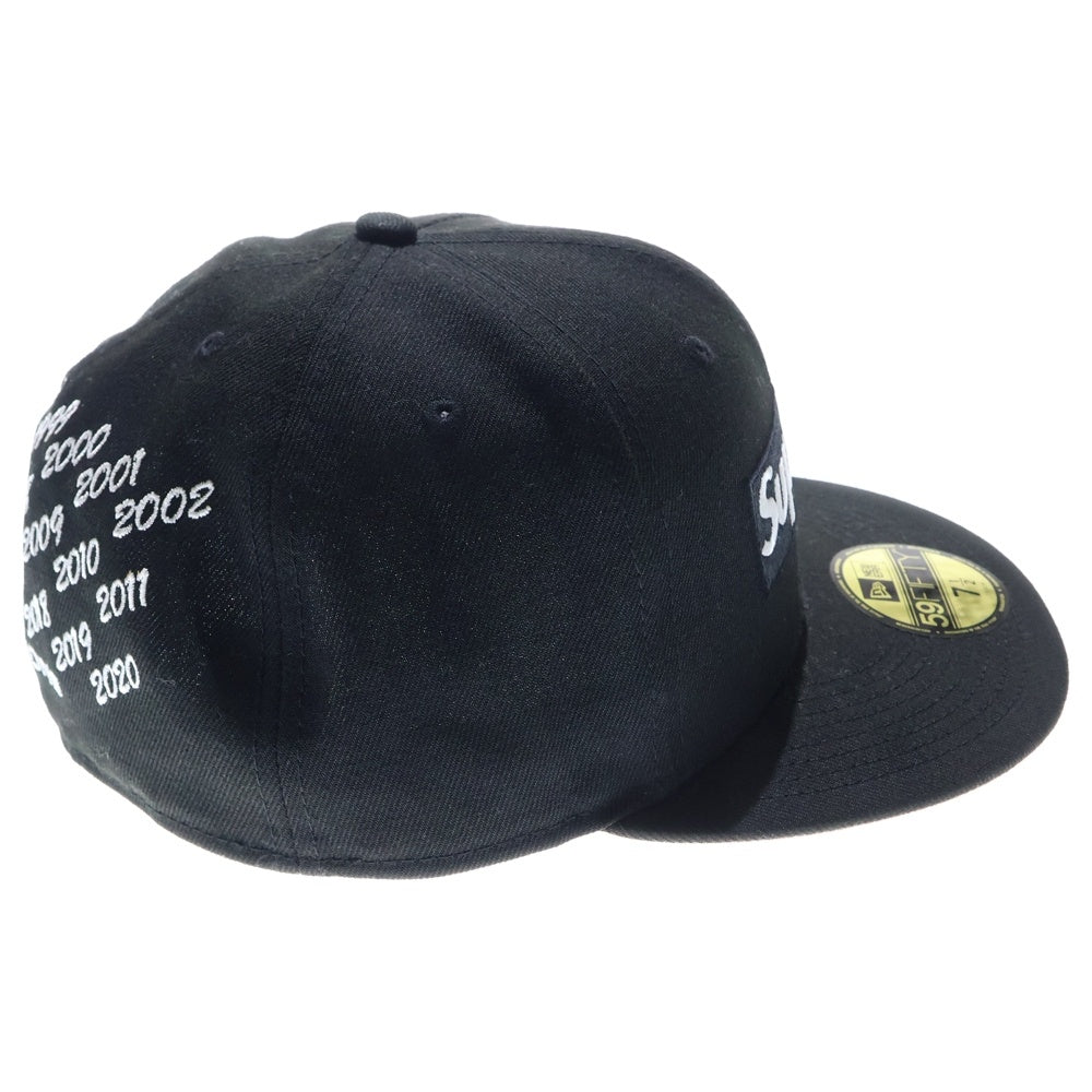 SUPREME(シュプリーム) 21SS×NEW ERA 27-time Champions Box Logo ニューエラ ボックスロゴ チャンピオンズ ベースボールキャップ 帽子 ブラック