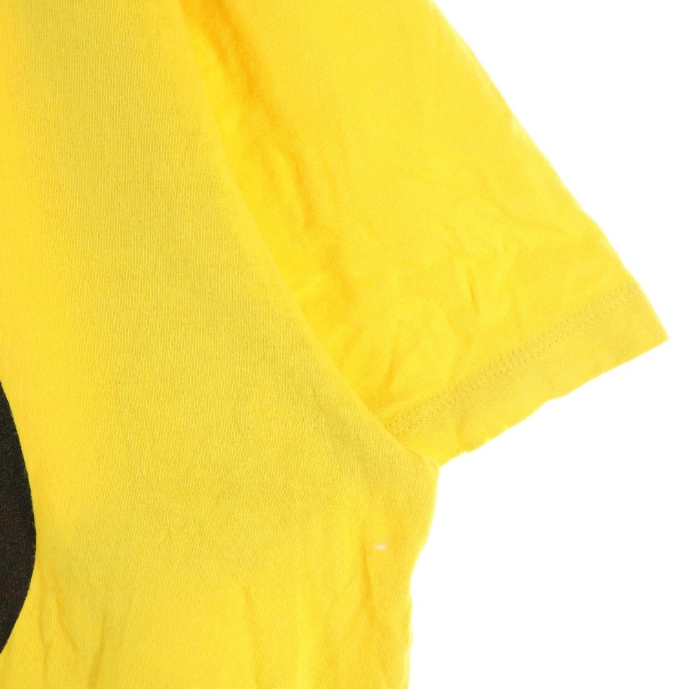 GUCCI(グッチ) CHIME FOR CHANGE 両面プリント クルーネック半袖Tシャツカットソー イエロー 493117 XJCCS