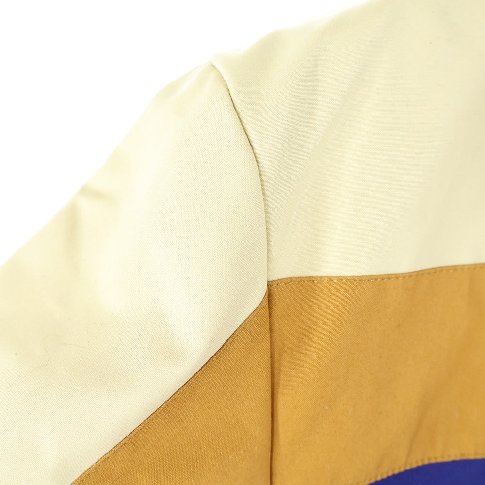 GUCCI(グッチ) Technical Jersey Zip-Up Jacket テクニカルジャージー GGロゴパッチ付き ジップアップジャケット ブルー/ブラウン 625335 XJCNS