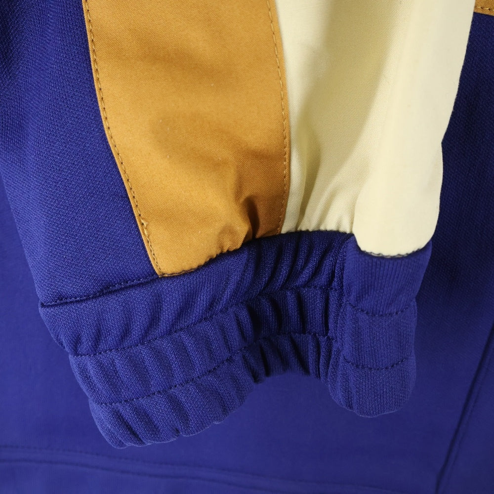 GUCCI(グッチ) Technical Jersey Zip-Up Jacket テクニカルジャージー GGロゴパッチ付き ジップアップジャケット ブルー/ブラウン 625335 XJCNS