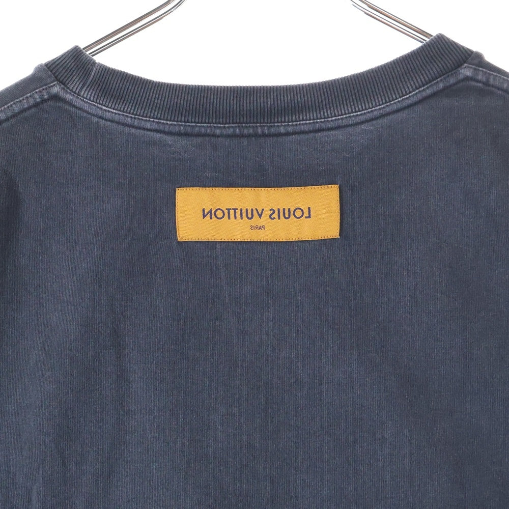 LOUIS VUITTON(ルイヴィトン) 23AW インサイドアウト クルーネック半袖Tシャツカットソー グレー RM232Q JYN HIY47W