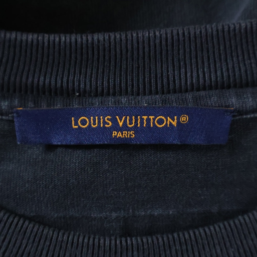 LOUIS VUITTON(ルイヴィトン) 23AW インサイドアウト クルーネック半袖Tシャツカットソー グレー RM232Q JYN HIY47W