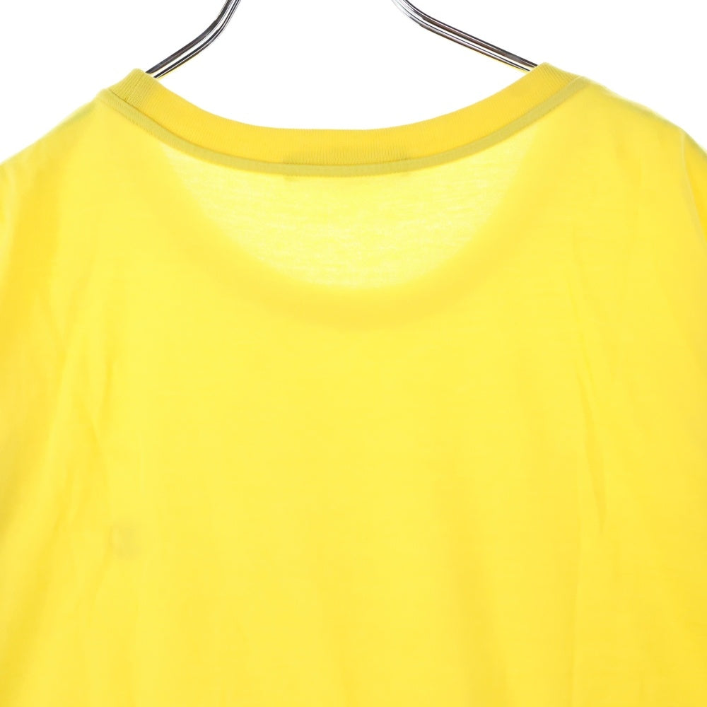 LOUIS VUITTON(ルイヴィトン) 20SS フロントLVロゴ刺繍 クルーネック半袖Tシャツカットソー イエロー RM201Q JC8 HAY50W