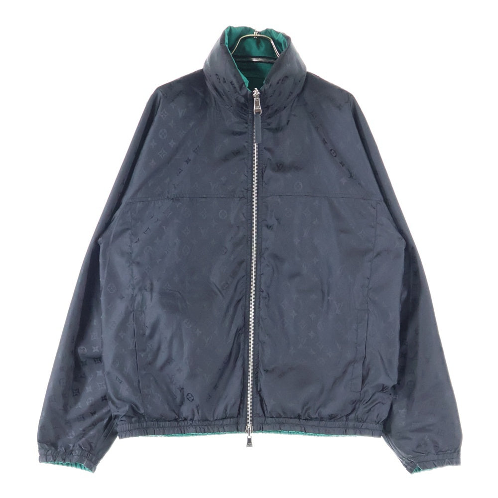 LOUIS VUITTON(ルイヴィトン) 19AW Nylon Reversible Windbreaker モノグラム ナイロンリバーシブルウィンドブレーカー ジップアップジャケット グリーン HGB46WPIS