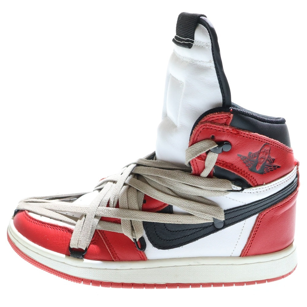 NO BRAND(ノーブランド) VOGAL STAND ヴォーガル スタンド 1'S SNEAKER CHICAGO ハイカットスニーカー レディース レッド/ブラック US6/24cm 332550-164