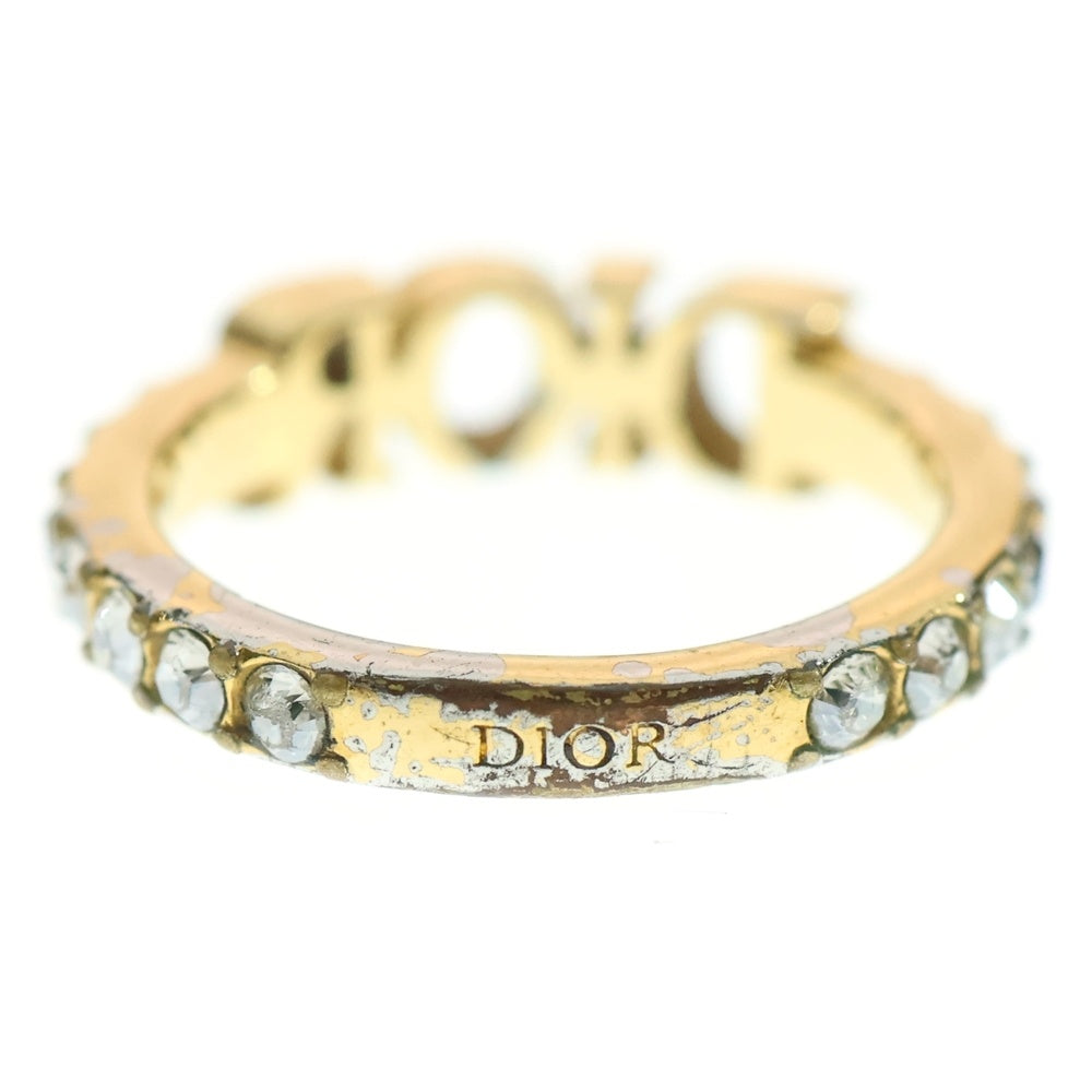 DIOR(ディオール) Dio(r)evoution ディオレボリューション ロゴストーン付きリング 指輪 レディース ゴールド R1009DVOCY_D301