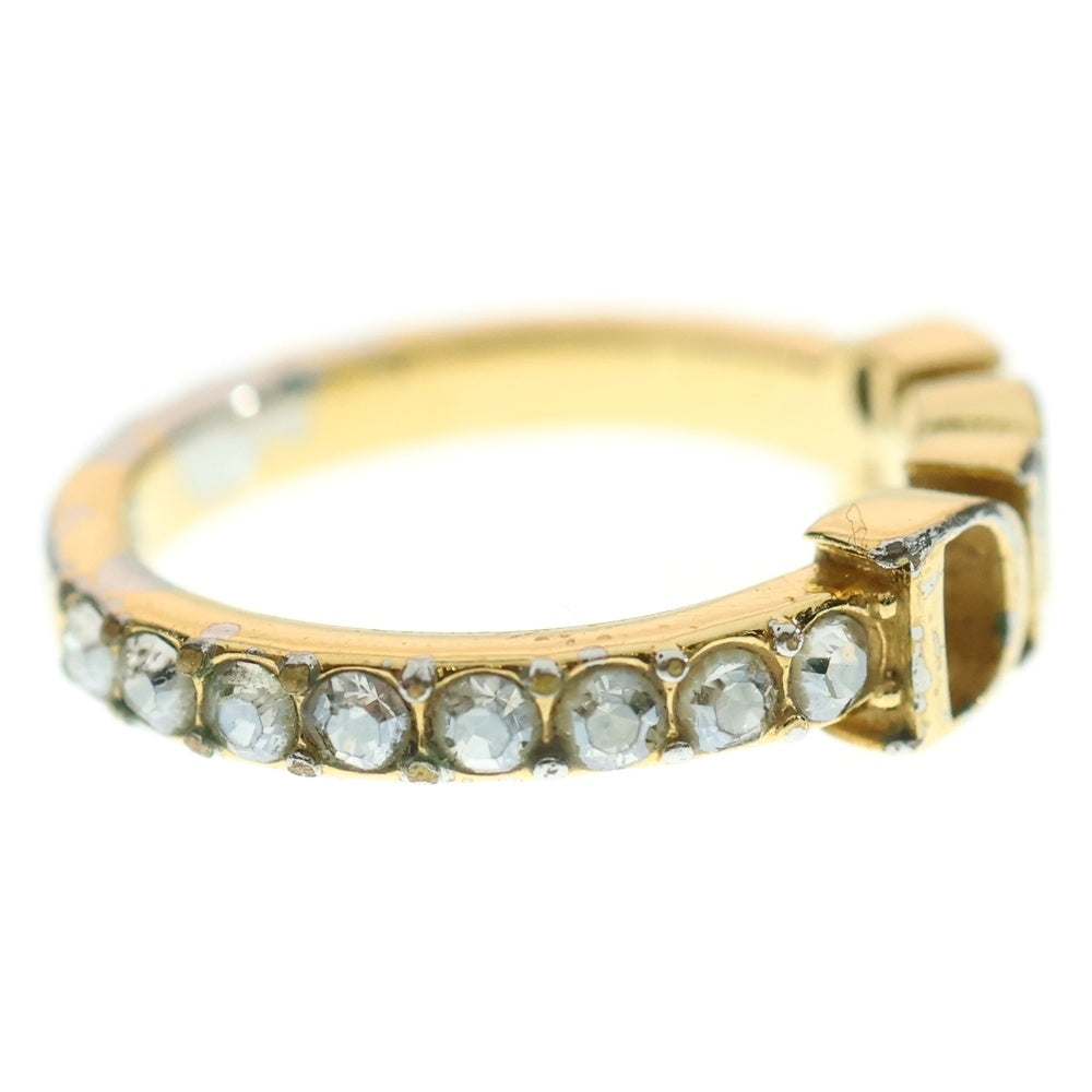 DIOR(ディオール) Dio(r)evoution ディオレボリューション ロゴストーン付きリング 指輪 レディース ゴールド R1009DVOCY_D301