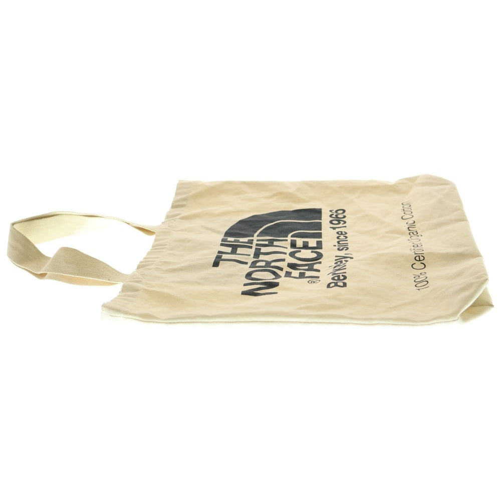 THE NORTH FACE(ザノースフェイス) ロゴプリント トートバッグ ベージュ