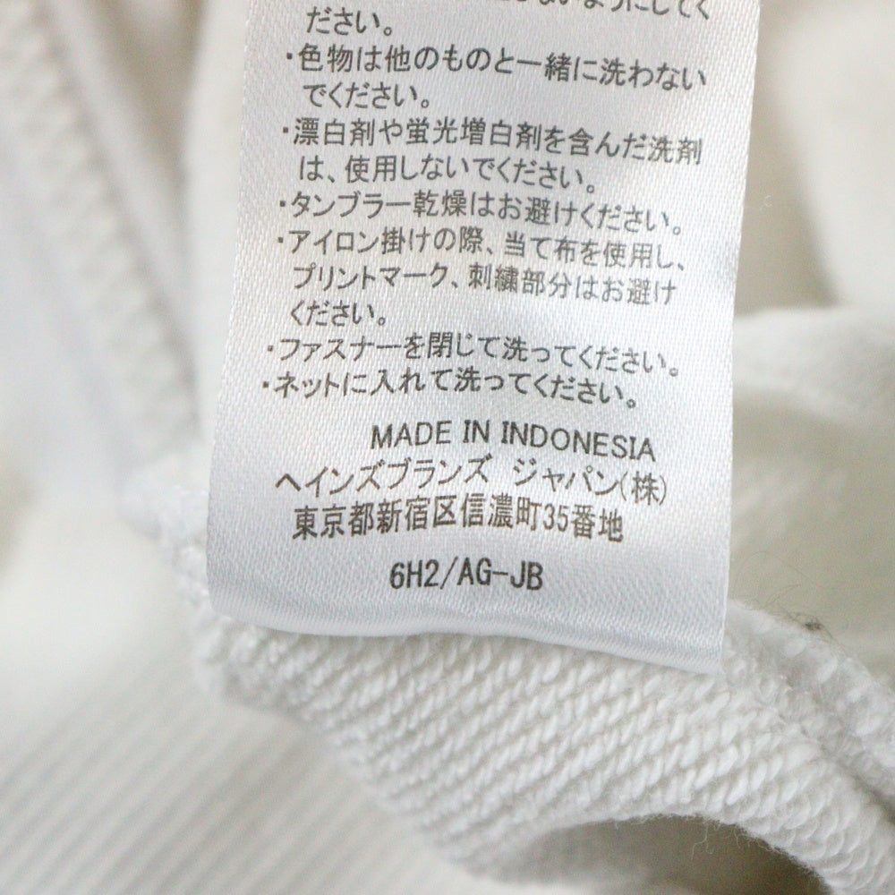 CHAMPION(チャンピオン) フロント刺繍ロコ ジップアップパーカー ホワイト C3-C119