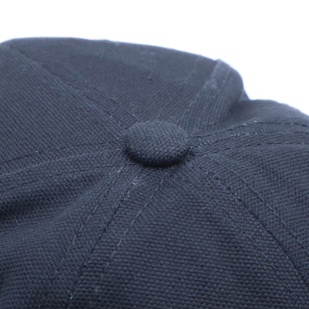 CARHARTT(カーハート) LOGO CAP ロゴパッチ付き ベースボールキャップ 帽子 ブラック IO23099