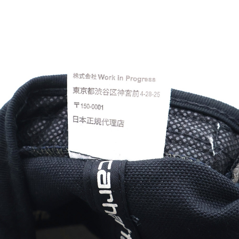 CARHARTT(カーハート) LOGO CAP ロゴパッチ付き ベースボールキャップ 帽子 ブラック IO23099