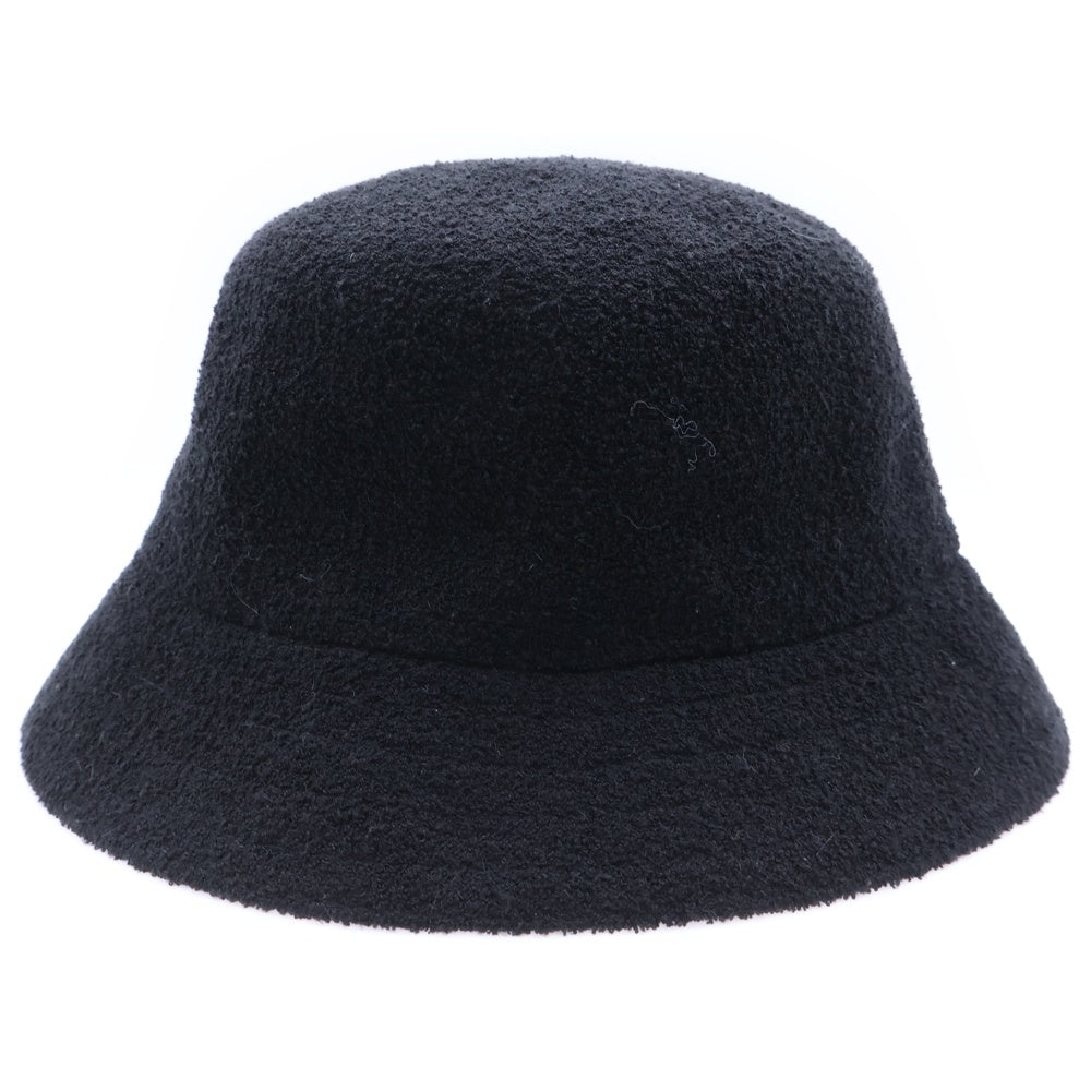 NEW ERA(ニューエラ) ロゴプレート付き バケットハット 帽子 ブラック