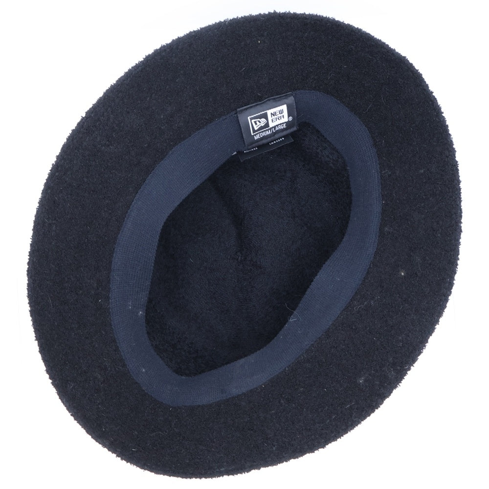 NEW ERA(ニューエラ) ロゴプレート付き バケットハット 帽子 ブラック