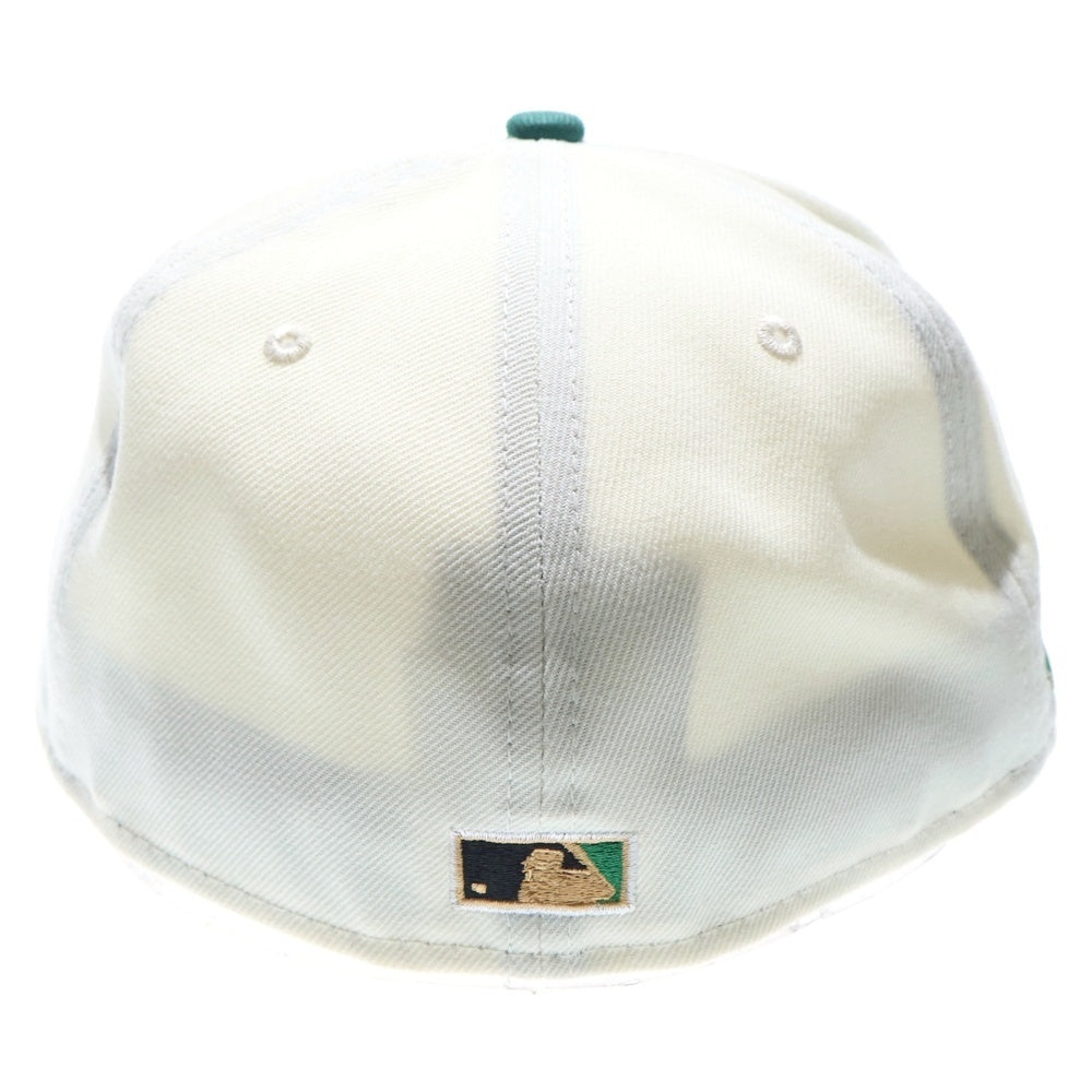 NEW ERA(ニューエラ) 59FIFTY シカゴカブス クーパーズタウン ベースボールキャップ ホワイト/グリーン