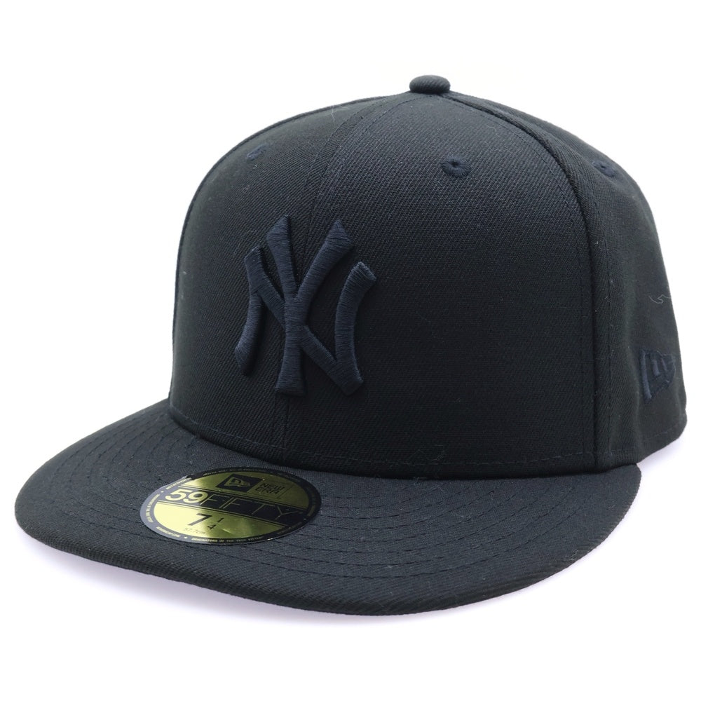 NEW ERA(ニューエラ) 59FIFTY ニューヨークヤンキース ベースボールキャップ ブラック