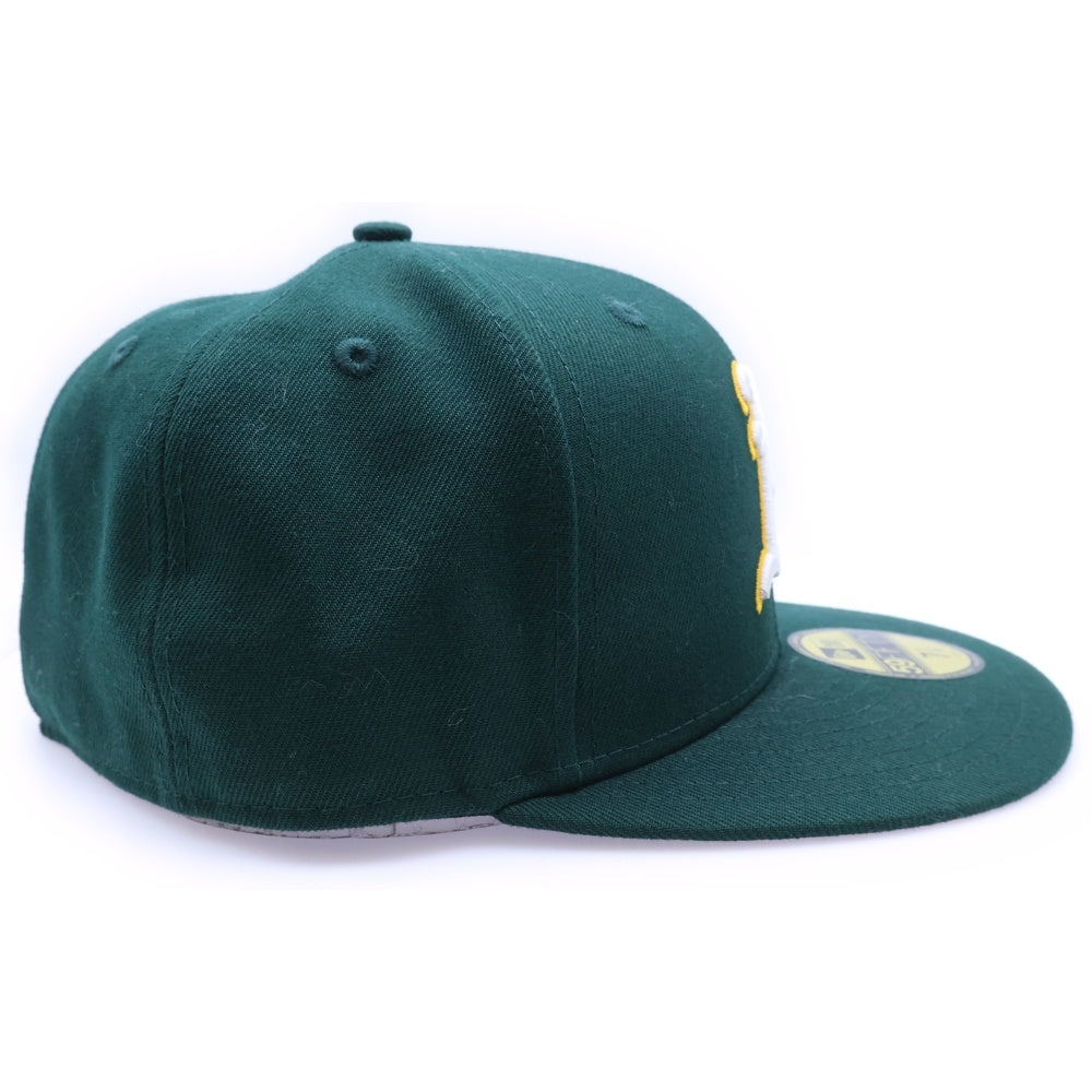 NEW ERA(ニューエラ) 59FIFTY オークランドアスレチックス ベースボールキャップ グリーン