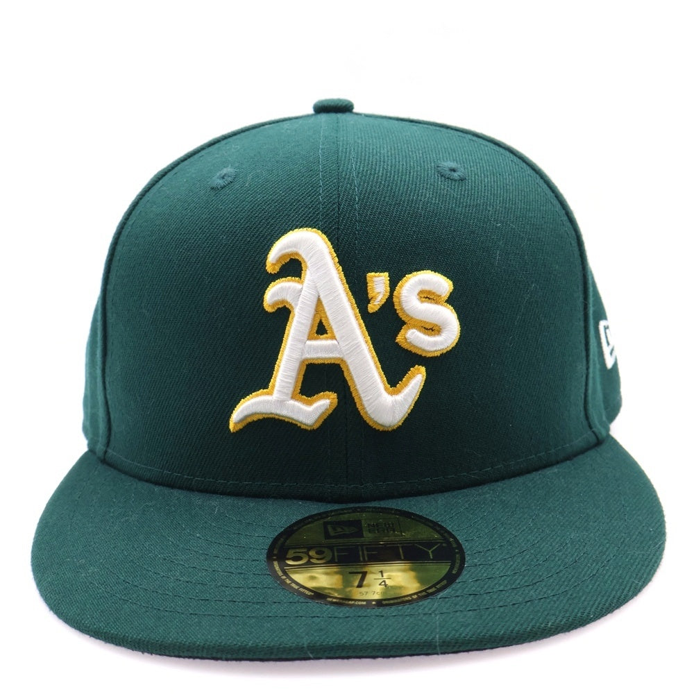 NEW ERA(ニューエラ) 59FIFTY オークランドアスレチックス ベースボールキャップ グリーン