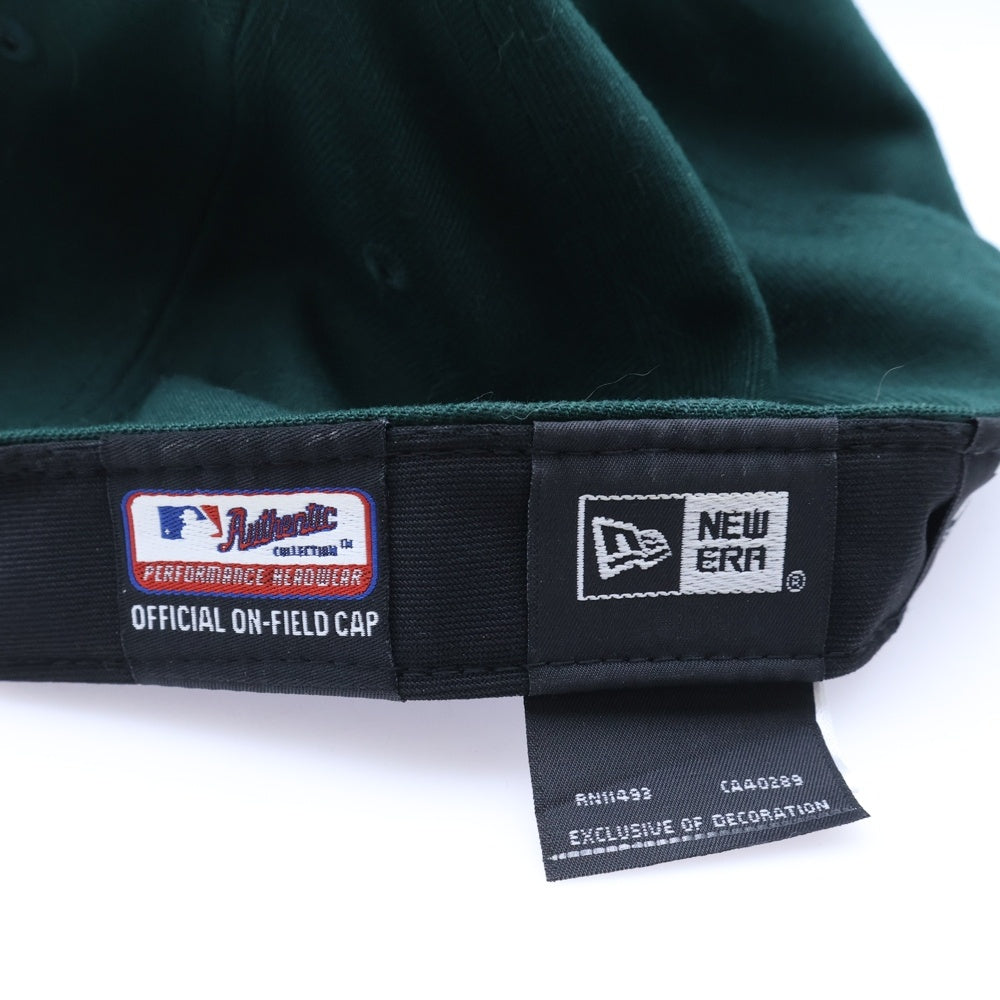 NEW ERA(ニューエラ) 59FIFTY オークランドアスレチックス ベースボールキャップ グリーン