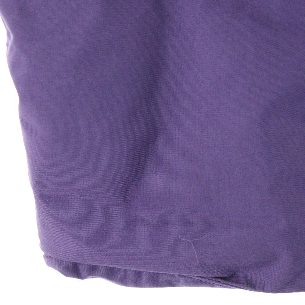 Marmot(マーモット) フロント刺繍ロゴ ツートンカラーフーディージャケット パープル/ブルー