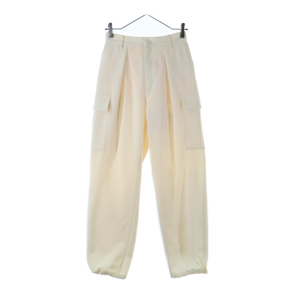 BEAUTY&YOUTH UNITED ARROWS(ビューティーアンドユースユナイテッドアローズ) ポリエステルツイル カーゴパンツ アイボリー 1614-199-5958