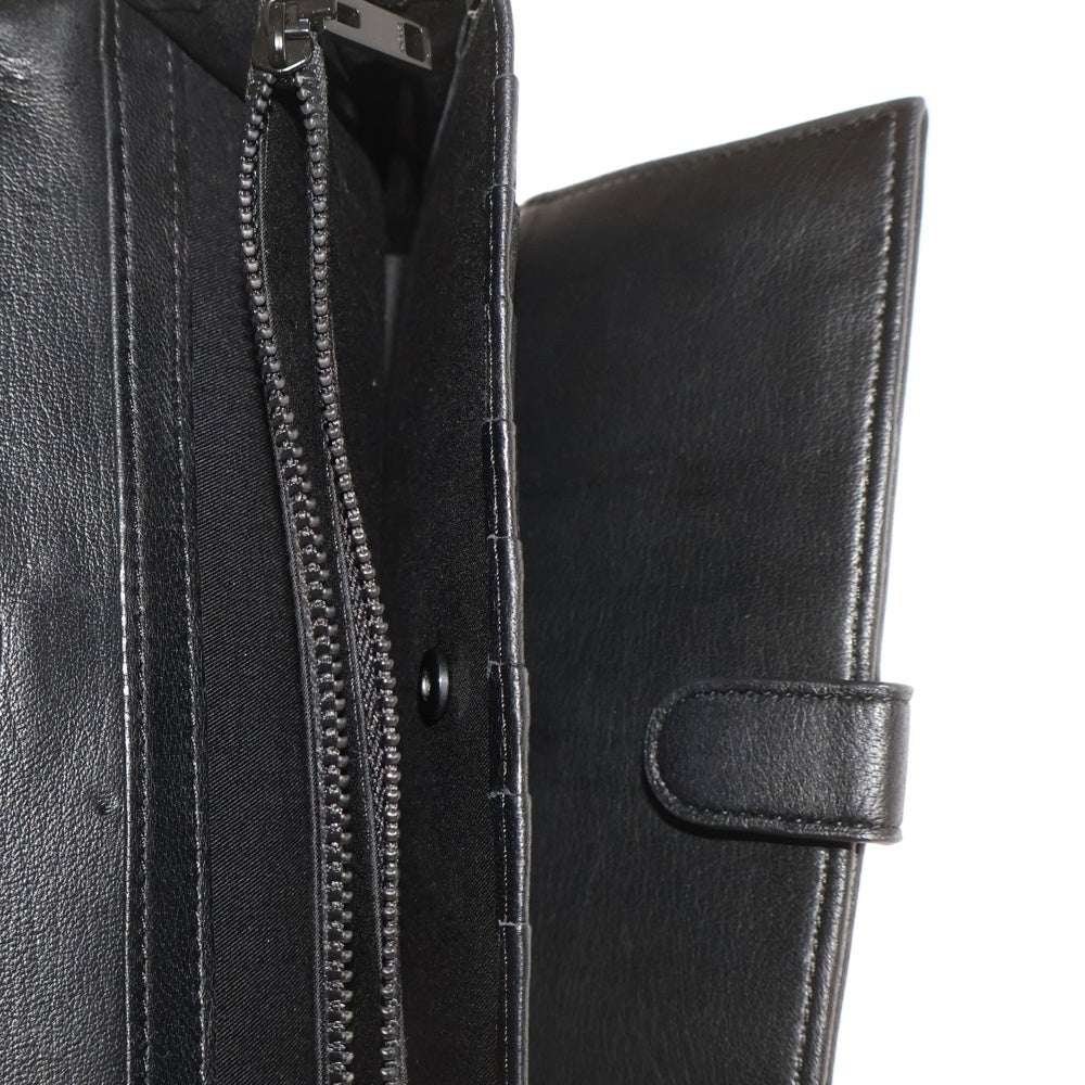 DIESEL(ディーゼル) ベロア切り替え フラップショルダーバッグ ブラック