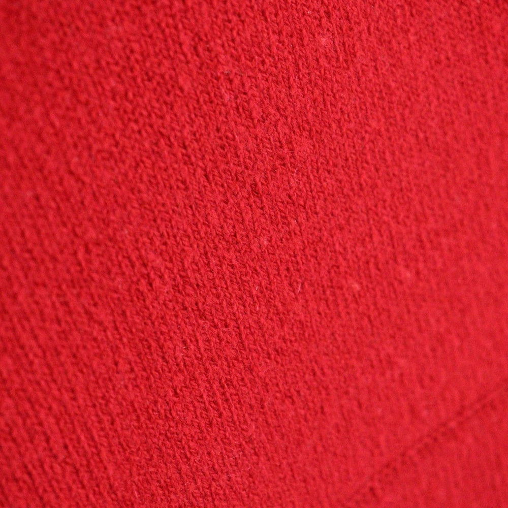 CHROME HEARTS(クロムハーツ) SAILIN ON HD PLVR CHSMR クロス パッチ 刺繍 カシミヤ プルオーバー パーカー レッド